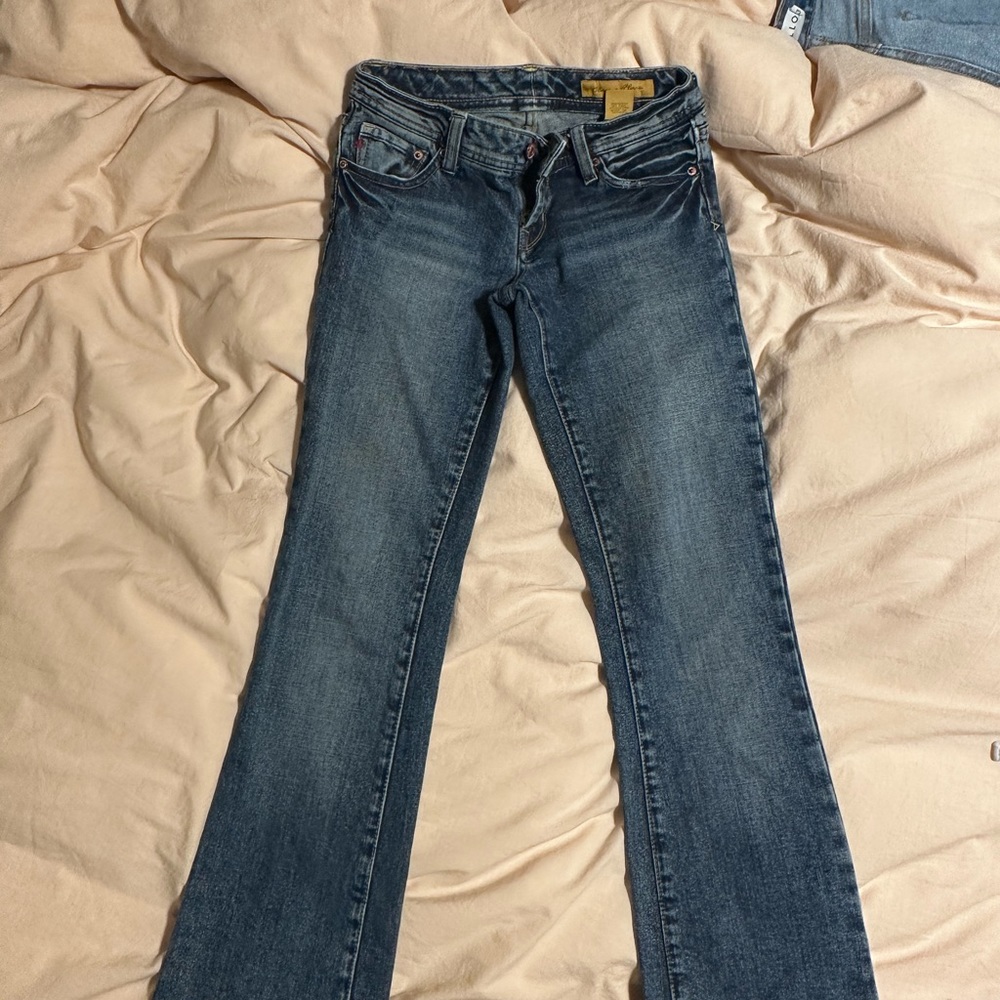 Seven7 low rise flare jeans
